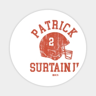 Patrick Surtain II Denver Helmet Font Magnet